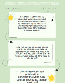 actitudes y comportamientos sobre el cambio climatico hoy