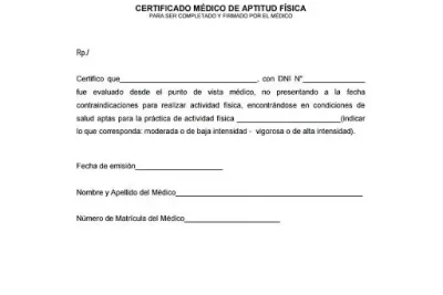 certificados de salud