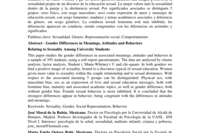 diferencias de genero en actitudes analisis de su impacto