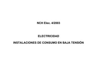 guia completa norma chilena electrica nch 4 2015 todo lo que debes saber