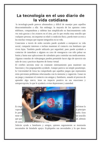 actitudes hacia la tecnologia y su impacto en la vida diaria