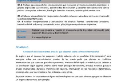 actitudes y su papel en conflictos internacionales
