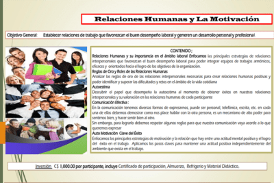 aplicacion de la motivacion en las relaciones personales