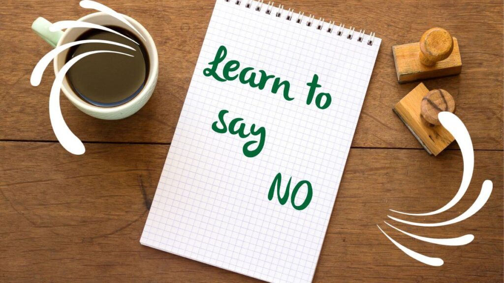 aprende a decir no en el proceso de escritura efectiva