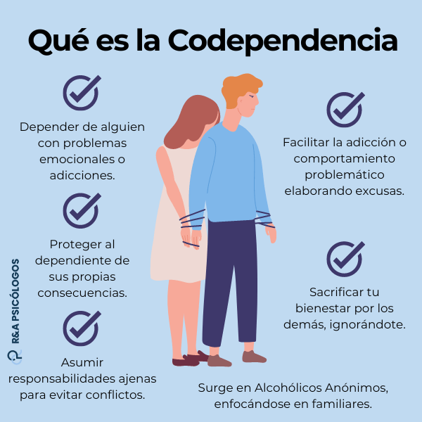 caracteristicas y efectos de las relaciones codependientes