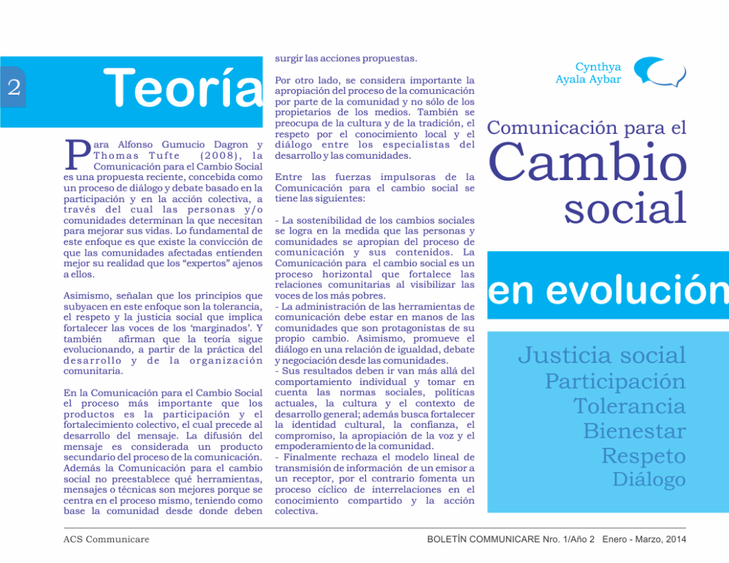 como abordar la comunicacion ante el cambio social