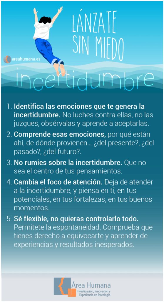 como afrontar el miedo al cambio y la incertidumbre