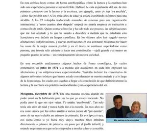 como inspira la historia personal en la escritura