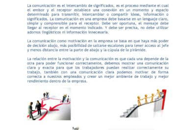 como la motivacion se refleja en la comunicacion