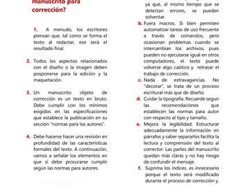 como preparar un manuscrito para su revision final