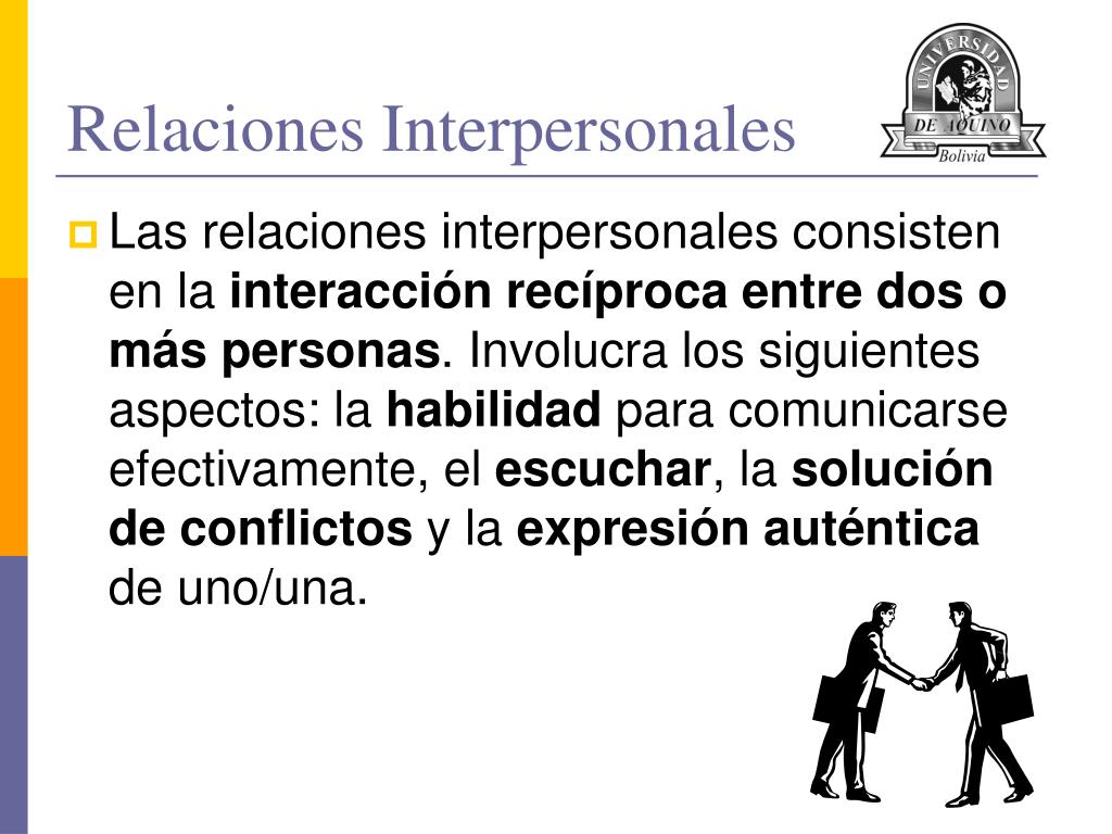 como se manifiestan las relaciones interpersonales