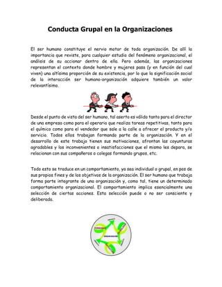 Conducta de grupo: definición y ejemplos explicativos 1 conducta de grupo definicion y ejemplos