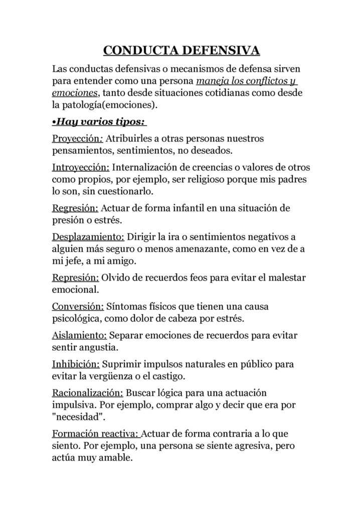 conducta defensiva y su impacto en nuestras interacciones