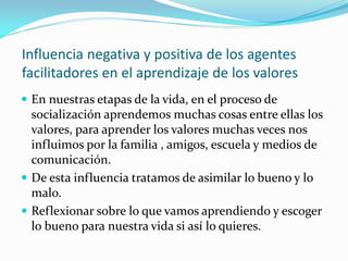 contrarrestar la influencia negativa en nuestra vida diaria