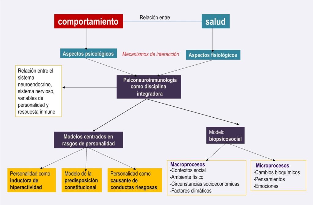 cual es la relacion entre la salud fisica y la conducta