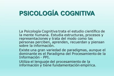 cuales son las aplicaciones de la psicologia cognitiva