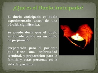 duelo anticipado definicion y significado profundo