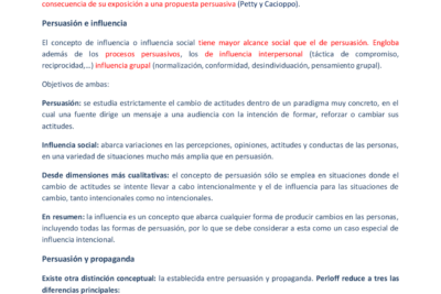 efecto de la exposicion en actitudes influencias y cambios