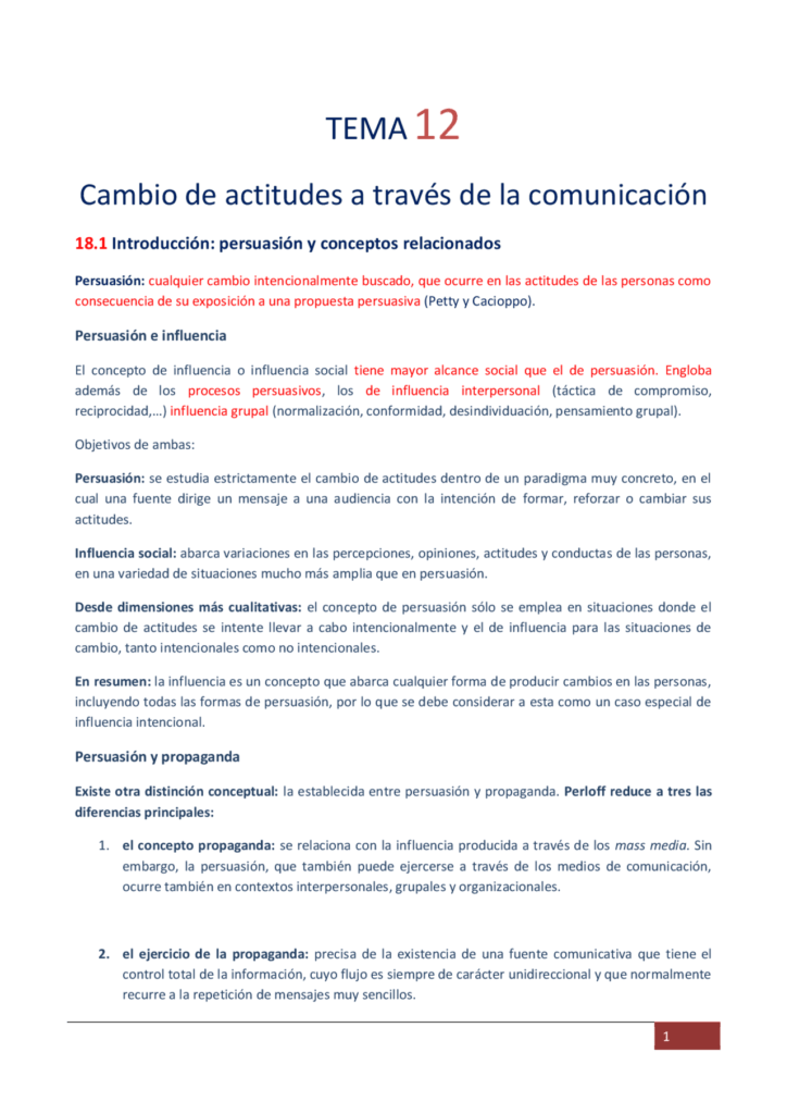 Efecto de la exposición en actitudes: influencias y cambios 1 efecto de la exposicion en actitudes influencias y cambios