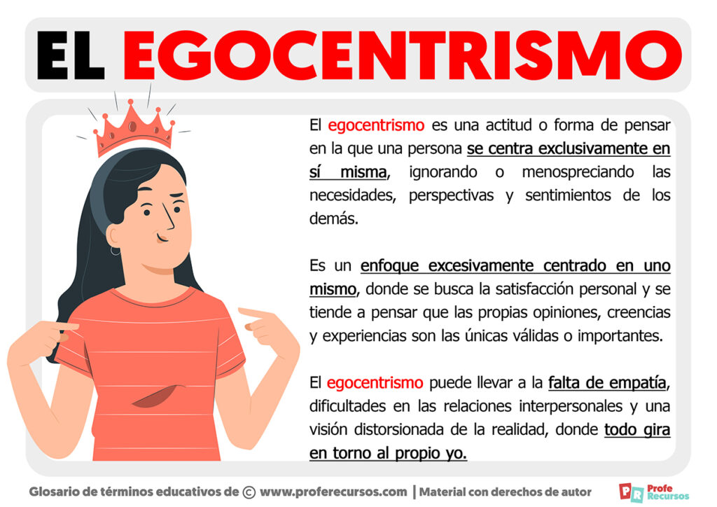 Egocentrismo: Definición, características y cómo superarlo 1 egocentrismo definicion caracteristicas y como superarlo