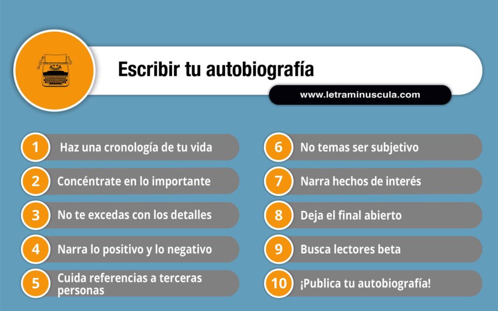 el tono ideal para escribir una autobiografia cual elegir