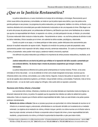 entendiendo la justicia restaurativa un ensayo