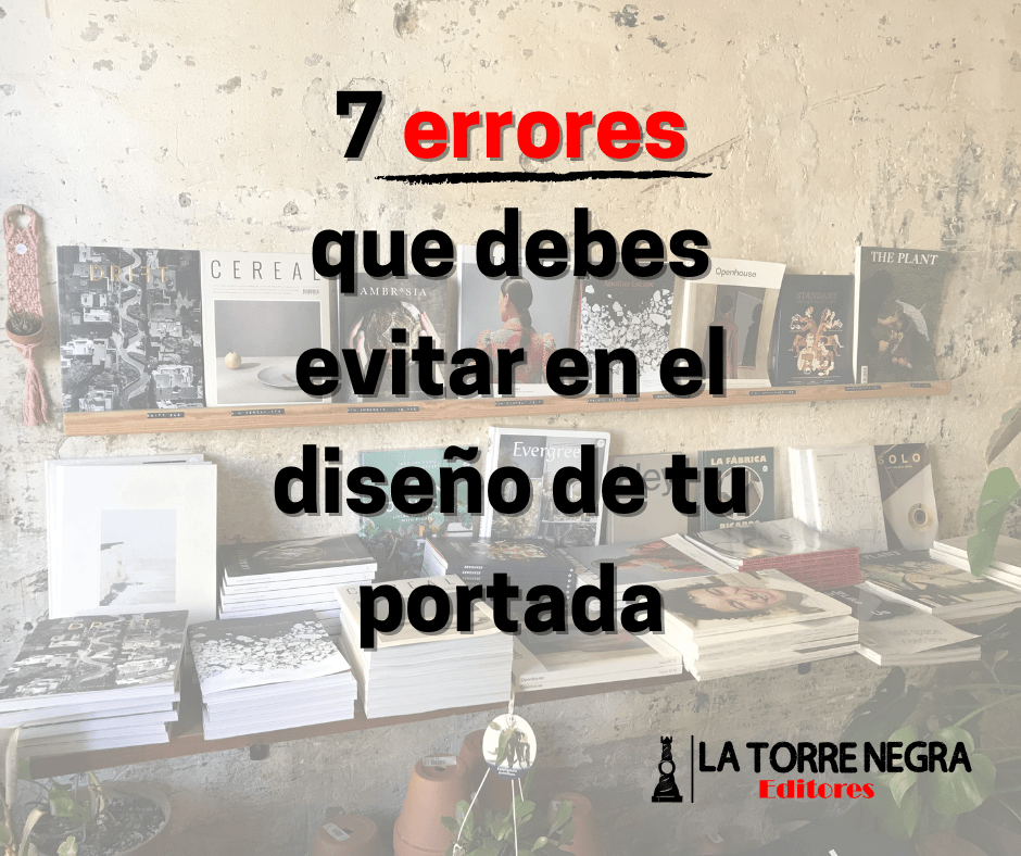 errores comunes en el diseno de portadas de libros a evitar