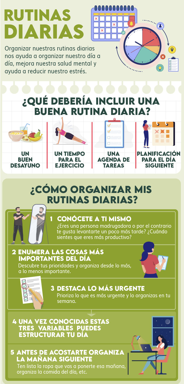 Establecer Rutinas Productivas Y Sostenibles En Tu Día A Día | Salud ...