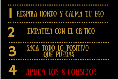 estrategias para gestionar la critica negativa