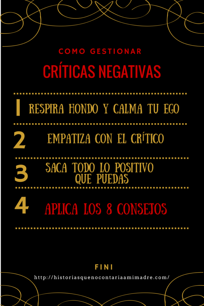 estrategias para gestionar la critica negativa