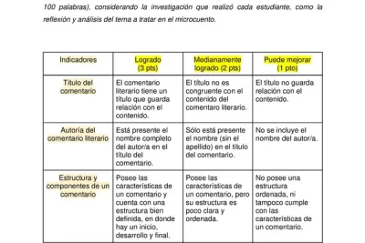 evaluacion efectiva de textos en un campeonato literario