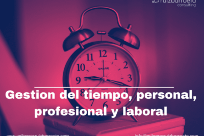 gestion eficaz del tiempo en la adaptacion personal y laboral