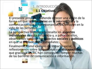 Impacto de la inmediatez en la influencia social y digital hoy 1 impacto de la inmediatez en la influencia social y digital hoy