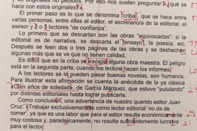 impacto de la revision en la publicacion de un libro