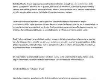 impacto de la sensibilidad social en la personalidad y eficacia