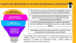 impacto del aprendizaje en la vida personal y profesional