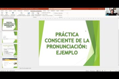 importancia de la practica consciente en la pronunciacion