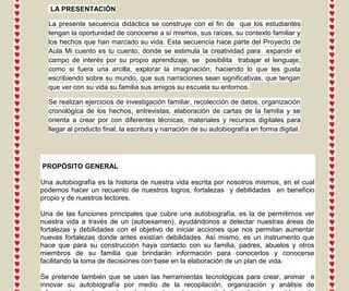 influencia de mis raices en la narrativa de mi autobiografia