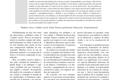 influencia en el cambio social un analisis profundo