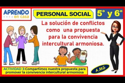 influencia y resolucion de conflictos para una convivencia armoniosa