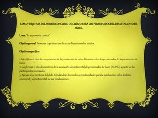 invitacion a escritores emergentes para participar en campeonatos