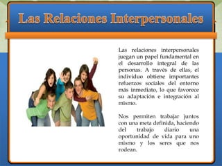 La importancia de la adaptación en las relaciones personales 1 la importancia de la adaptacion en las relaciones personales