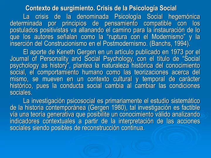 la influencia del contexto en el comportamiento