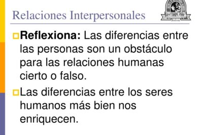 la percepcion como obstaculo en relaciones interpersonales