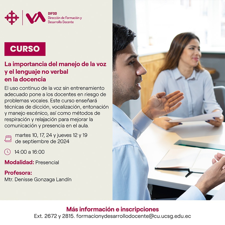 manejo efectivo de la voz en un ensayo academico