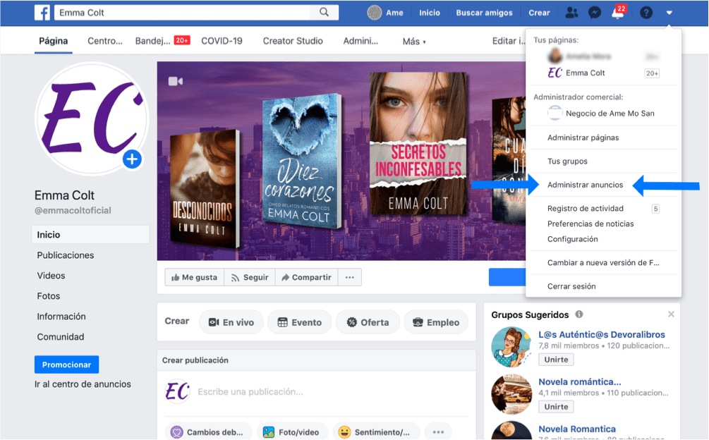 mejor forma de usar facebook ads para autores y promocionar libros