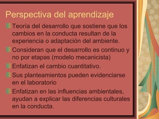 perspectivas y evolucion del aprendizaje en la educacion actual