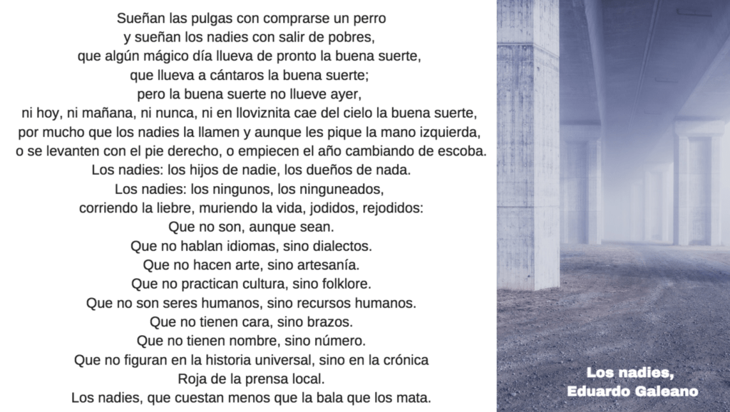 poemas de reflexion critica sobre la sociedad que son