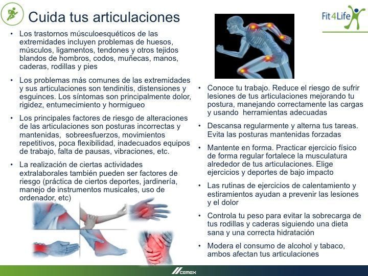 prevencion de la sobrecarga informativa en la articulacion