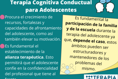 que aspectos se abordan en la terapia para adolescentes